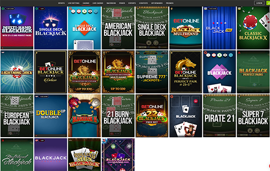 sportsbetting blackjack section