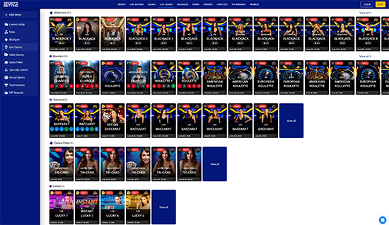 sportsbetting live dealer casino