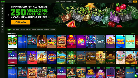 wild casino lobby